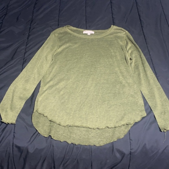 Women's Green Long Sleeve Top - Picture 1 of 5